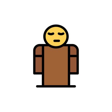 Kollar, eller, açık, kişi düz renk simgesi. Vektör simgesi afiş T