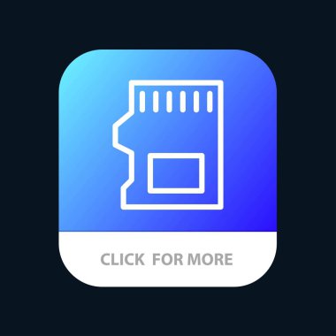Sd Kart, Sd, Depolama, Veri Mobil Uygulama Düğmesi. Android ve Ios Li