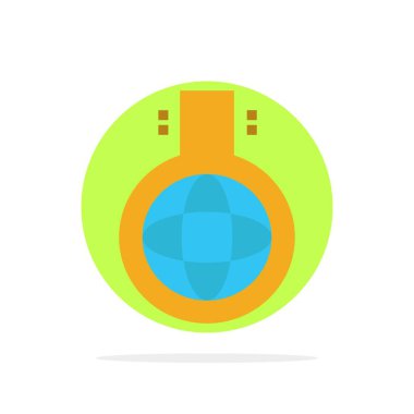 Kimya, Flask, Kimya, Deney Soyut Daire Backgroun