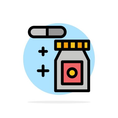 Tablet, Yağmurlu, Sıcaklık Soyut Daire Arka Plan Düz renk