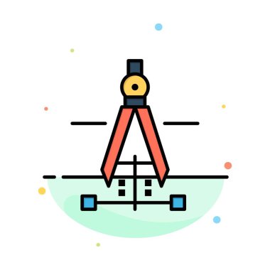 Pusula, Çizim, Eğitim, Mühendislik Soyut Düz Renk Ico