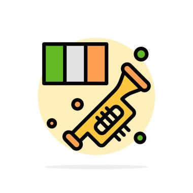 Pirinç, Boynuz, Enstrüman, Müzik, Trompet Soyut Daire Backgrou