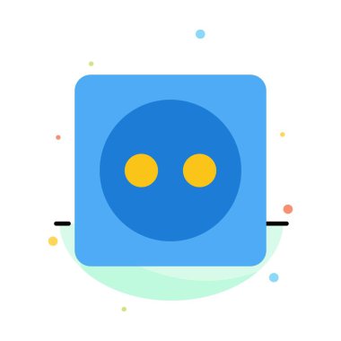 Plug Board, Eko, Enerji, Güç Soyut Düz Renk Simgesi Şablonu