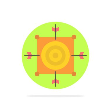 Odak, Tahta, Dart, Ok, Hedef Soyut Daire Arka Plan Fla