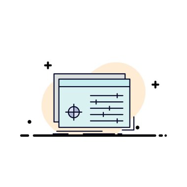 Dosya, nesne, işleme, ayarlar, yazılım Düz Renk Simgesi Vec