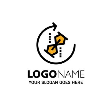 Bulmaca, Tekrar, Geri Dönüşüm, Bulmaca, Ortak İş Logo Şablonu. F