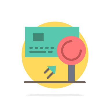 Analiz, Bankacılık, Kart, Algılama, Dolandırıcılık Soyut Daire Backgr