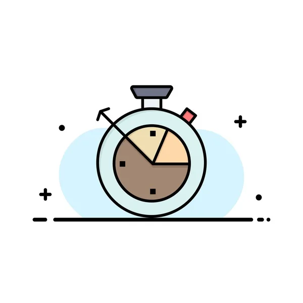 Mäta, tid, klocka, data science Business logo typ mall. Platt — Stock vektor