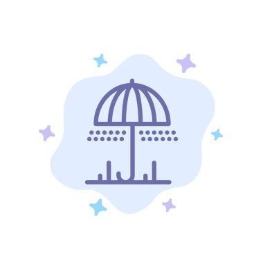 Yağmur, Şemsiye, Hava, Soyut Bulut Geri Bahar Mavi Simge