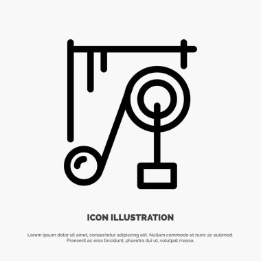 Cihaz, Makine, Bilim, Bilim Makine Hattı Simge Vektör