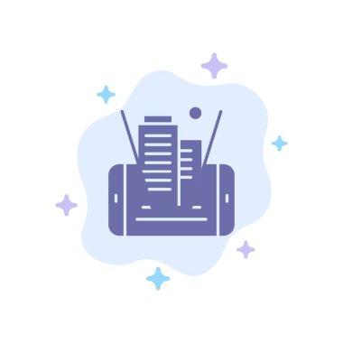 Mobil, Hücre, Teknoloji, Soyut Bulut B'de Mavi Simge Oluşturma