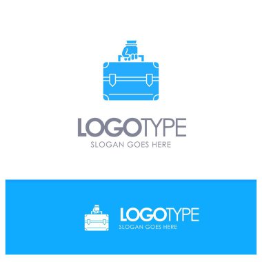 Para, Evrak Çantası, Case, Çanta Mavi Katı Logo tagli için yer ile