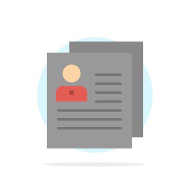 Profil, Hakkında, İletişim, Silme, Dosya, Kişisel Soyut Daire 