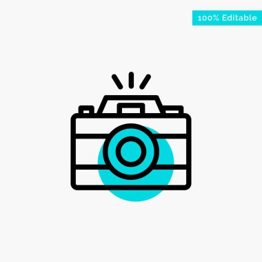 Kamera, Görüntü, Fotoğraf, Resim turkuaz vurgu daire noktası V