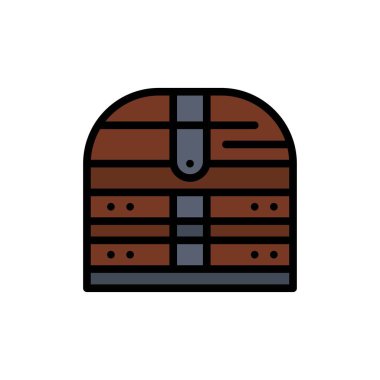 Kutu, Para, İrlanda, Güvenlik Düz Renk Simgesi. Vektör simgesi bann