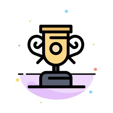 Eğitim, İlerleme, Eğitim Soyut Düz Renk Simgesi Şablonu