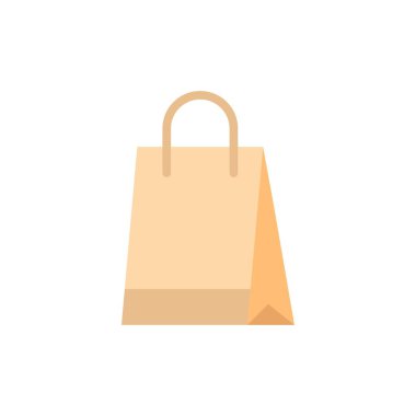 Çanta, çanta, alışveriş, düz renk simgesi satın alın. Vektör simgesi afiş