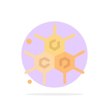 Kimyager, Moleküler, Bilim Soyut Daire Arka Plan Düz colo