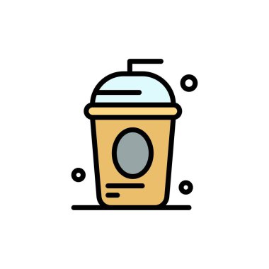 Kek, Cole, İçki, Tatil, Bağımsızlık Düz Renk Simgesi. Vecto