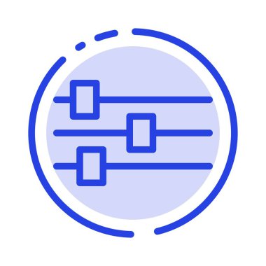 Tasarım, Düzenleme, Araç Mavi Noktalı Satır Simgesi