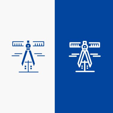 Kaliperler, Geometri, Araçlar, Ölçü Hattı ve Glyph Katı simgesi Blu