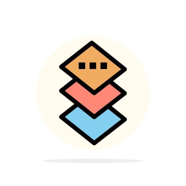 Tasarım, Düzlem, Kare Soyut Daire Arka Plan Düz renk Simgesi