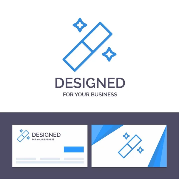 Kreatives Design Von Visitenkarten Und Logovorlagen Grafik Werkzeugvektorillustration — Stockvektor