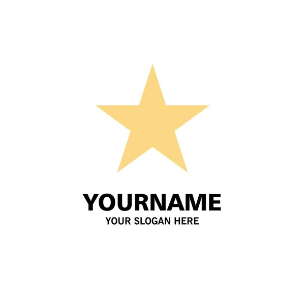 Bookmark, Star, Media Business Logo Template (em inglês). Cor plana —  Vetores de Stock