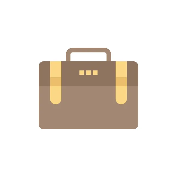 Taška, kancelářskou tašku, pracovní, motivační plochý barevný symbol. Vektorová — Stockový vektor