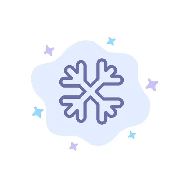 Snow, hópelyhek, tél, Kanada kék ikon absztrakt Cloud ba — Stock Vector