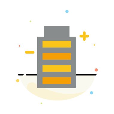 Pil, Ekoloji, Enerji, Çevre Soyut Düz Renk Simgesi T