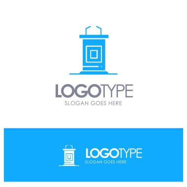 Masa, Konferans, Toplantı, Yer ile Profesör Mavi Katı Logo 
