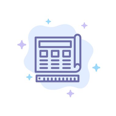 Blueprint, Mavi, Baskı, Web Sitesi, Soyut Bulut Web Mavi Simge