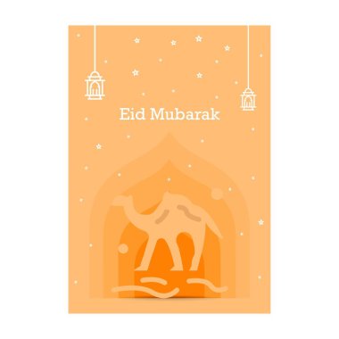 Ramazan Kareem tebrik şablonu. Arapça kaligrafi ve tradito