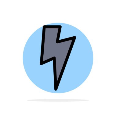 Twitter, Güç, Medya Soyut Daire Arka Plan Düz renk Simgesi