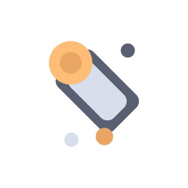 Banyo, Banyo, Temizlik, Sabun Düz Renk Simgesi. Vektör simgesi afiş Şablonu