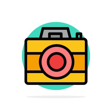 Kamera, Bilgisayar, Dijital, Teknoloji Soyut Daire Arka Plan