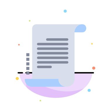 Kararname, Roman, Senaryo, Senaryo Soyut Düz Renk Simgesi Tem