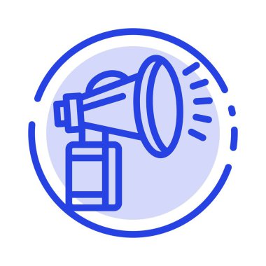 Hava, Öznitelik, Can, Fan, Boynuz Mavi Noktalı Çizgi Simgesi