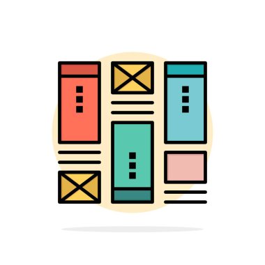 Tel çerçeveleme, Çizim, Tel Çerçeve, Fikir Soyut Daire Backgro