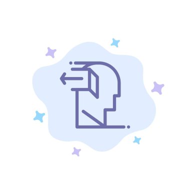 Kapı, Zihin, Negatif, Out, Soyut Bulut B'de Mavi Simge Yi yayımla