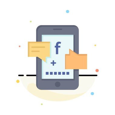 Promosyon, Sosyal, Sosyal Tanıtım, Dijital Soyut Düz Renk