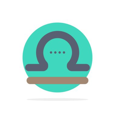 Astroloji, Terazi, Zodyak, Yunanistan Soyut Daire Arka Plan Düz