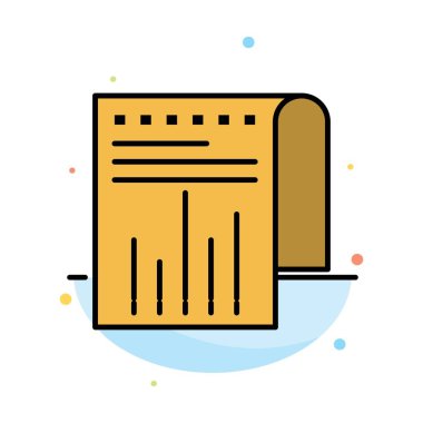 İş, Finans, Modern, Rapor Soyut Düz Renk Simgesi Tem