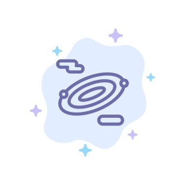 Soyut Bulut Arka Planda Rotasyon, Bilim, Uzay Mavisi Simgesi