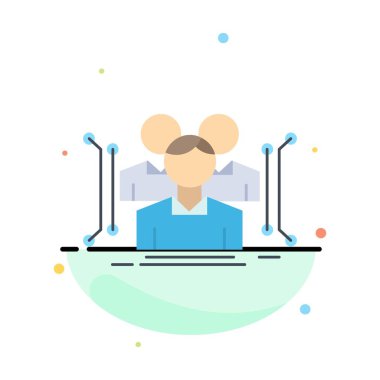 Antropometri, vücut, veri, insan, kamu Düz Renk Simge Vektör