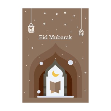 Ramazan Kareem tebrik şablonu. Arapça kaligrafi ve tradito