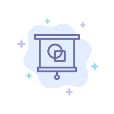 Soyut Bulutta Cihaz, Eğitim, Projektör, Okul Mavisi Simgesi