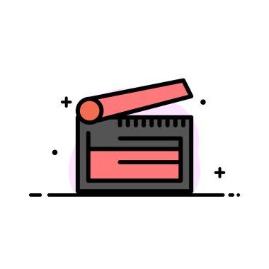 Eylem, Yönetim Kurulu, Clapboard, Clapper, Clapperboard İş Düz L