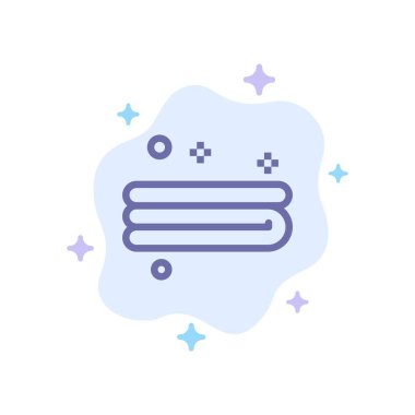 Soyut Bulut Arka Planda Temiz, Temizlik, Havlu Mavi Simgesi